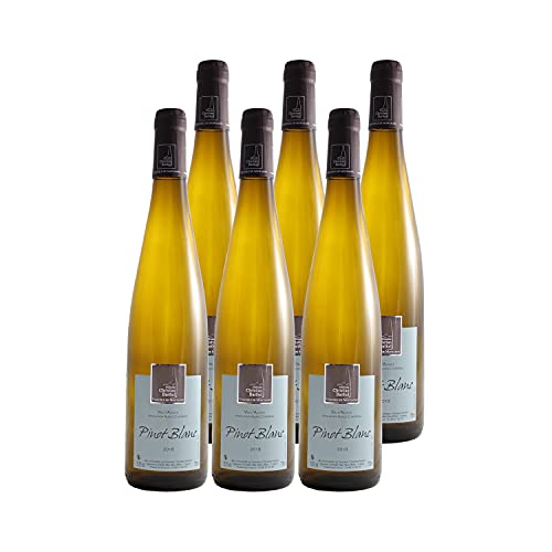 Alsace Pinot Blanc Weißwein 2018 - Domaine Christian Barthel - g.U. - Elsass Frankreich - Rebsorte Pinot Blanc - 6x75cl von Generisch
