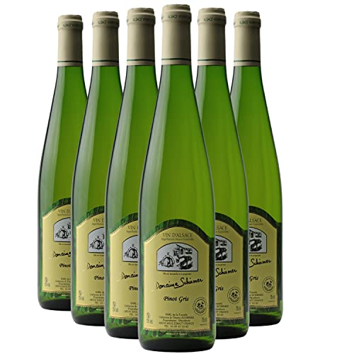 Alsace Pinot Gris Weißwein 2022 - Domaine Schirmer - g.U. - Elsass Frankreich - Rebsorte Pinot Gris - 6x75cl von Generisch