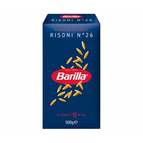 BARILLA Risoni-Orzo-Nudeln, 500 g, 2er-Pack von Generisch