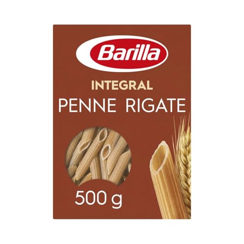 BARILLA Vollkorn-Penne Rigate (Makkaroni), BARILLA, 500 g, 2er-Pack von Generisch