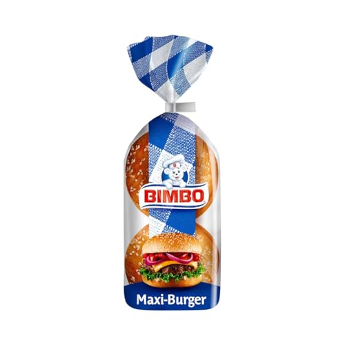 BIMBO Maxi-Hamburgerbrötchen 4 Stk. 300 g. 3er-Pack von Generisch
