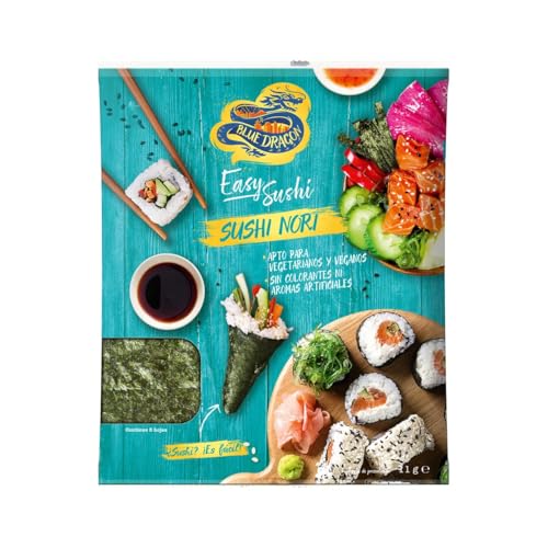 BLUE DRAGON Nori-Algen 5 Blätter BLUE DRAGON 11 g. 6er Pack von Generisch