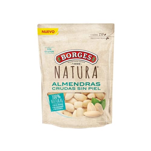 BORGES Rohe, geschälte Mandeln BORGES NATURA 110 g 8er-Pack. BORGES Rohe, geschälte Mandeln BORGES NATURA 110 g 8er-Pack. von Generisch
