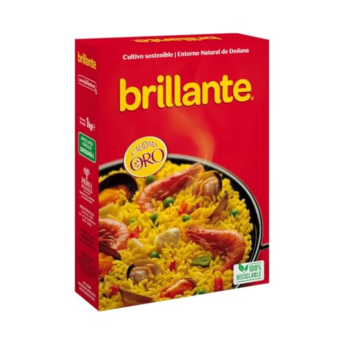 BRILLANTE Langkorn-Parboiled-Reis, 1 kg Packung von Generisch