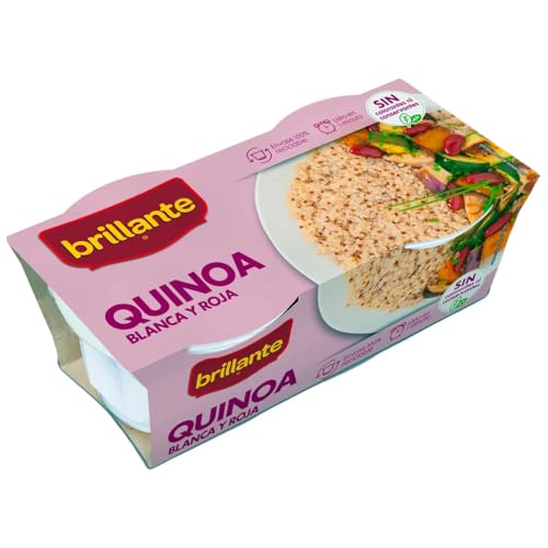 BRILLANTE Weiße und rote Quinoa in Schalen, 2er-Packung x 125 g, 8er-Packung BRILLANTE Weiße und rote Quinoa in Schalen, 2er-Packung x 125 g, 8er-Packung von Generisch