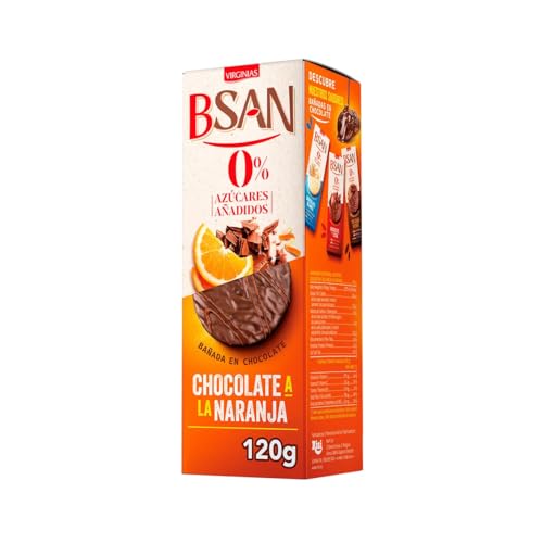 BSAN Orangenschokoladenkekse ohne Zuckerzusatz 120 g 4er-Pack BSAN Orangenschokoladenkekse ohne Zuckerzusatz 120 g 4er-Pack von Generisch