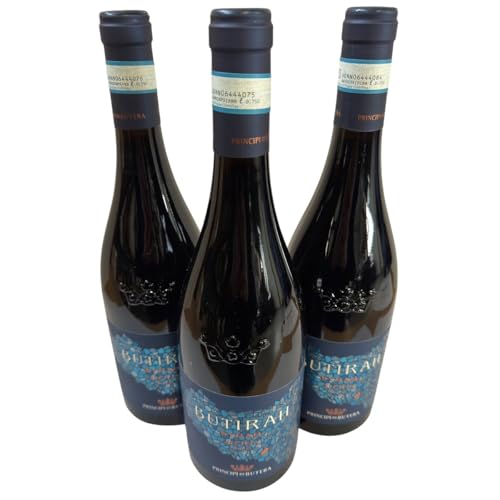 BUTIRAH Syrah Sicilia DOC 2022, Principi di Butera, Rotwein aus Italien, 750ml, 3er-Set von Generisch