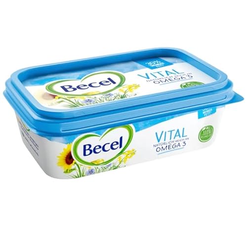 Becel Margarine 100% Pflanzlich Vital mit Omega 3 | Vegan & Laktosefrei | Diät-Margarine im Becher 225g von Generisch