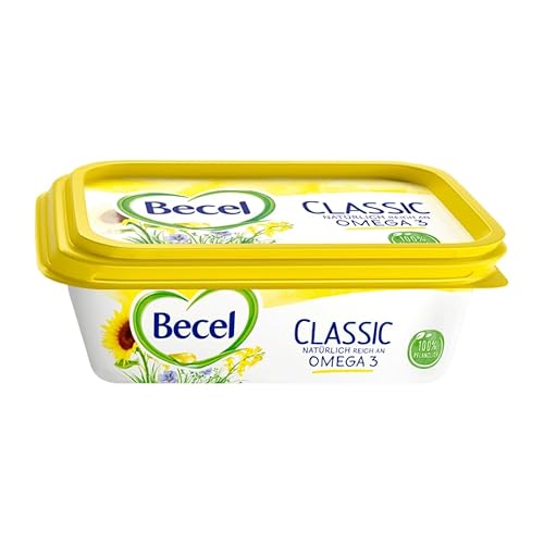 Becel Margarine Classic mit Omega 3 |100% Pflanzlich Vegan & Laktosefrei | Diät-Margarine im Becher 225g | Ideal für eine cholesterinbewusste Ernährung Becel Margarine Classic mit Omega 3 |100% Pflanzlich Vegan & Laktosefrei | Diät-Margarine im Becher 225g | Ideal für eine cholesterinbewusste Ernährung von Generisch
