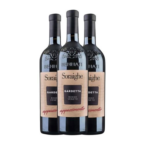 Bennati Gardetta Rosso Veneto 75 cl Rotwein (Karton mit 3 Flaschen von 75 cl) von Generisch
