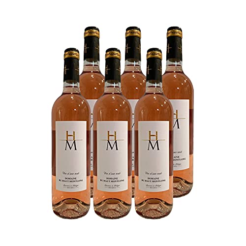 Bergerac Vin d'une nuit Roséwein 2020 - Domaine du Haut-Montlong - g.U. - Süd-West Frankreich - Rebsorte Merlot, Cabernet Sauvignon - 6x75cl von Generisch