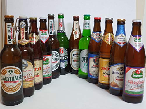 Bier Box alkoholfreie Biere 12x0,5l incl Pfand I Alkoholfrei Bier I Bierprobe I Geschenk Idee I Vatertagsgeschenk von Generisch