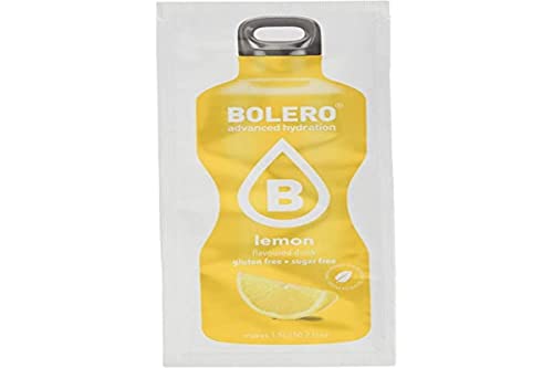 Bolero Drink Mix | 12x3g Instant Drink Sticks je Packung | Getränkepulver | Kalorienarm | Zucker- & Glutenfrei | Nahrungsergänzungsmittel (Limonade) von Megabol