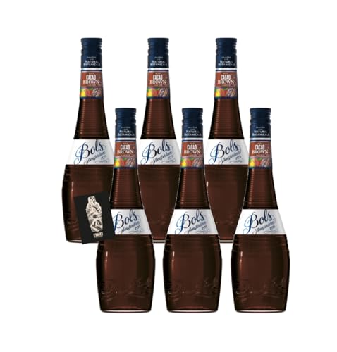 Bols 6er-Set Amsterdam 1575 Cacao Brown Likör 6x0,7L (24% vol.)- [Enthält Sulfite] von Generisch