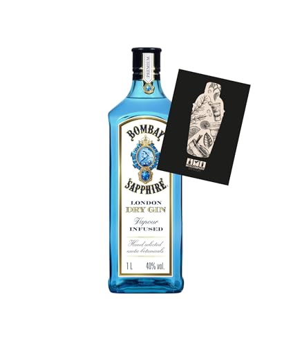 Bombay Sapphire Distilled London Dry Gin, 1L (40% vol) Vapour infused - [Enthält Sulfite] von Generisch