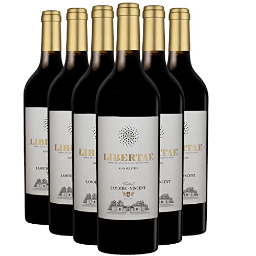 Bordeaux "Libertae" sans souffre Rotwein 2021 - Château Lamothe-Vincent - g.U. - Bordeaux Frankreich - Rebsorte Merlot, Malbec - 6x75cl von Generisch