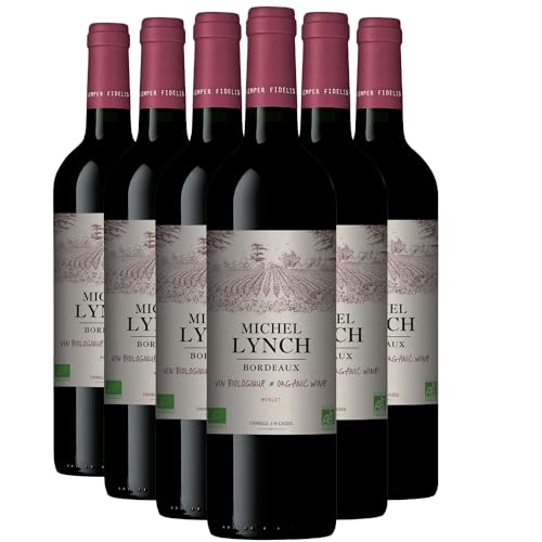 Bordeaux Vin Biologique Rotwein 2021 - Bio - Michel Lynch - g.U. - Bordeaux Frankreich - Rebsorte Merlot - 6x75cl von Generisch