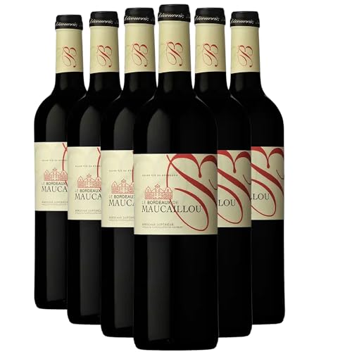 Bordeaux supérieur Le B de Maucaillou Rotwein 2020 - Château Maucaillou - g.U. - Bordeaux Frankreich - Rebsorte Cabernet Sauvignon, Merlot, Cabernet Franc - 6x75cl von Generisch