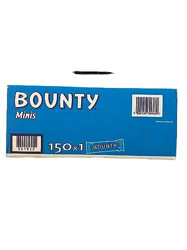 Bounty Minis Sckokoriegel mit Kokosraspel 150 x 28,8g = 4320g + Druckkugelschreiber von Generisch