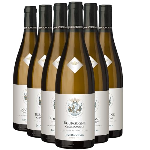 Bourgogne Chardonnay Weißwein 2022 - Jean Bouchard - g.U. - Burgund Frankreich - Rebsorte Chardonnay - 6x75cl Bourgogne Chardonnay Weißwein 2022 - Jean Bouchard - g.U. - Burgund Frankreich - Rebsorte Chardonnay - 6x75cl von Generisch
