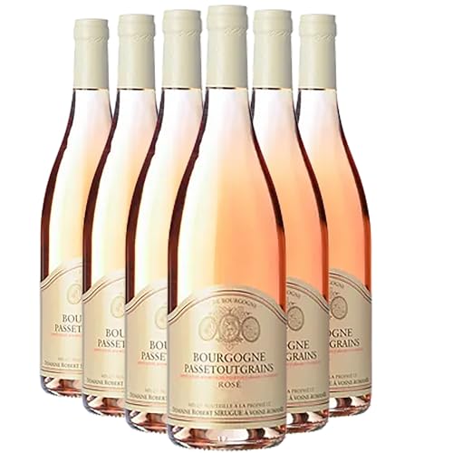 Bourgogne Passe-tout-grains Roséwein 2019 - Domaine Robert Sirugue - g.U. - Burgund Frankreich - Rebsorte Gamay, Pinot Noir - 6x75cl Bourgogne Passe-tout-grains Roséwein 2019 - Domaine Robert Sirugue - g.U. - Burgund Frankreich - Rebsorte Gamay, Pinot Noir - 6x75cl von Generisch