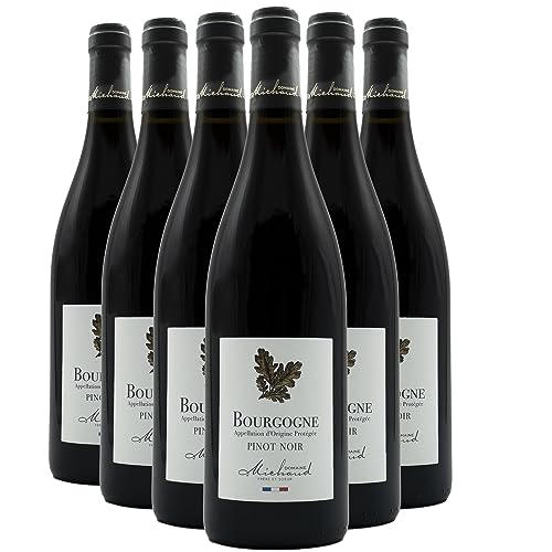 Bourgogne Pinot Noir Rotwein 2022 - Domaine Michaud Frère et Soeur - g.U. - Burgund Frankreich - Rebsorte Pinot Noir - 6x75cl von Generisch