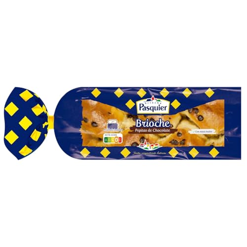 Brioche mit Schokoladenstückchen, mit Sauerteig hergestellt spanische 550 g. 2er Pack von Generisch