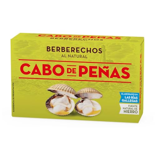 CABO DE PEÑAS Herzmuscheln natur, Dose 63 g. 9er Pack von Generisch