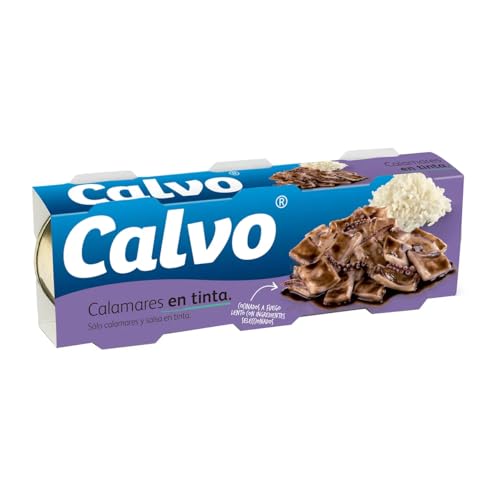 CALVO Tintenfisch in eigener Tinte, Stücke, 48 g. 6er-Packung von Generisch