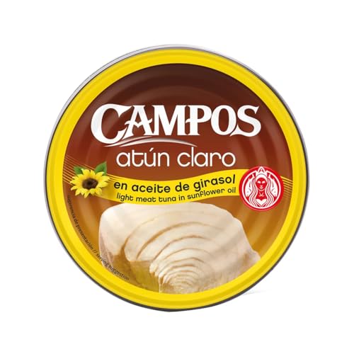 CAMPOS Thunfisch hell in Sonnenblumenöl Dose 104 g. 3er-Pack von Generisch