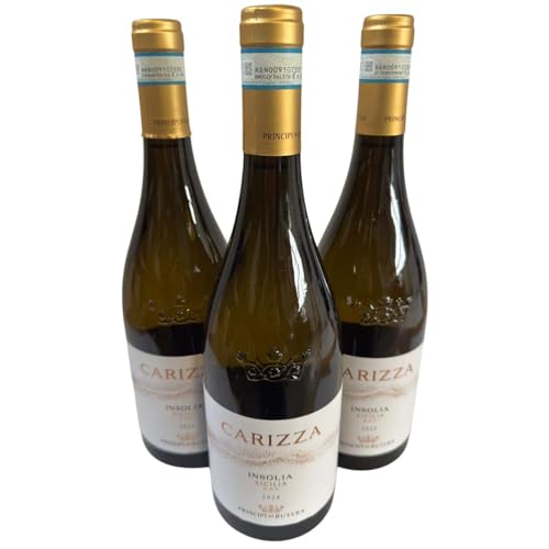 CARIZZA Insolia Sicilia DOC 2024, Principi di Butera, Weißwein aus Italien, 750ml, 3er-Set CARIZZA Insolia Sicilia DOC 2024, Principi di Butera, Weißwein aus Italien, 750ml, 3er-Set von Generisch