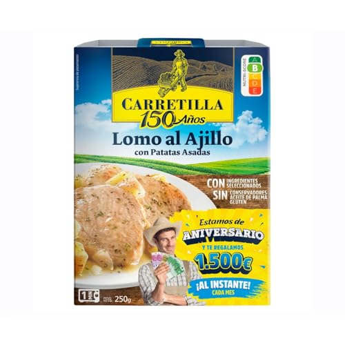 CARRETILLA Lende mit Knoblauch und gerösteten Kartoffeln 250 g 4er-Pack von Generisch