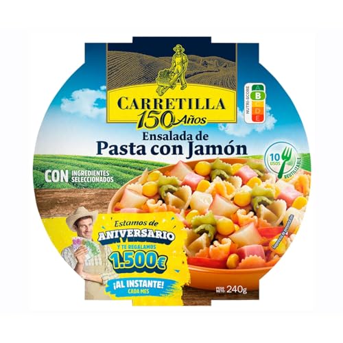 CARRETILLA Nudelsalat mit Schinken 240 g 4er-Pack CARRETILLA Nudelsalat mit Schinken 240 g 4er-Pack von Generisch