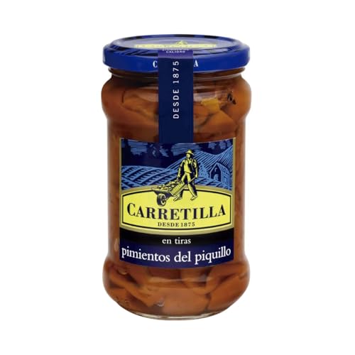 CARRETILLA Piquillo-Paprika in Streifen 225 g Glas 3er Pack CARRETILLA Piquillo-Paprika in Streifen 225 g Glas 3er Pack von Generisch