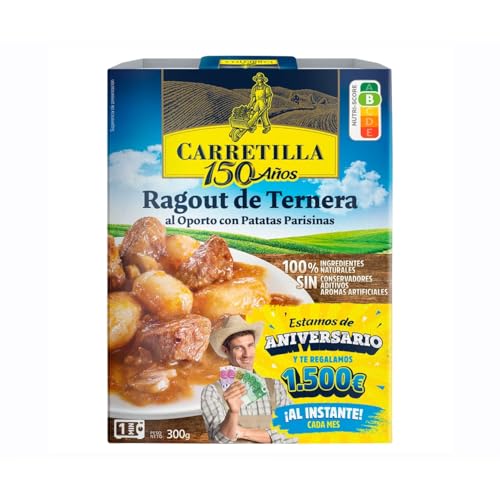 CARRETILLA Rinderragout in Portwein mit Pariser Kartoffeln 300 g. 3er-Pack von Generisch