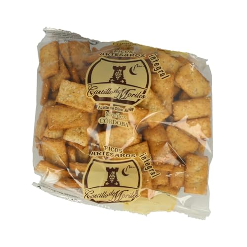 CASTILLO DE MORILES Handwerkliche Vollkorn-Regañas 200 g. 4er-Pack. von Generisch