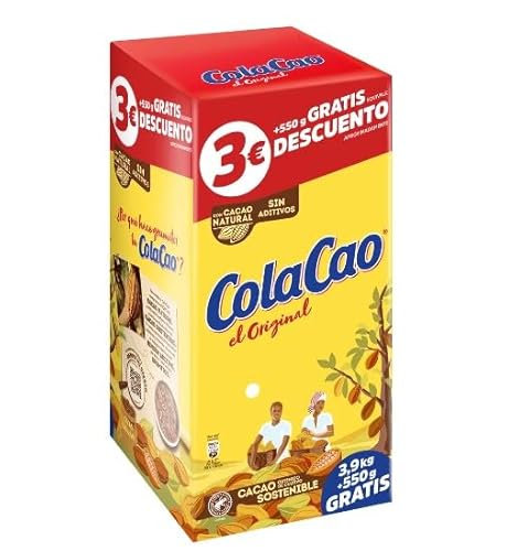 COLA CAO ORIGINAL löslicher Kakaopulver 3,9 kg COLA CAO ORIGINAL löslicher Kakaopulver 3,9 kg von Generisch