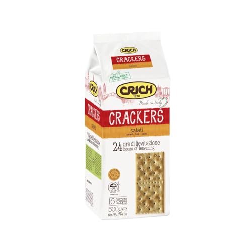 CRICH Cracker mit Salz 500 g. 2er-Pack. von Generisch