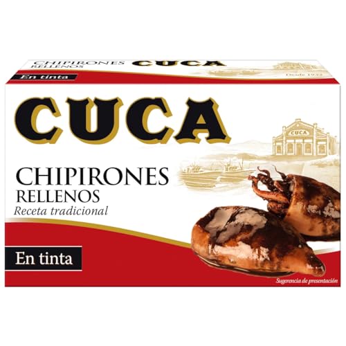 CUCA Gefüllte Tintenfische in Tinte 72 g. 9er Pack von Generisch