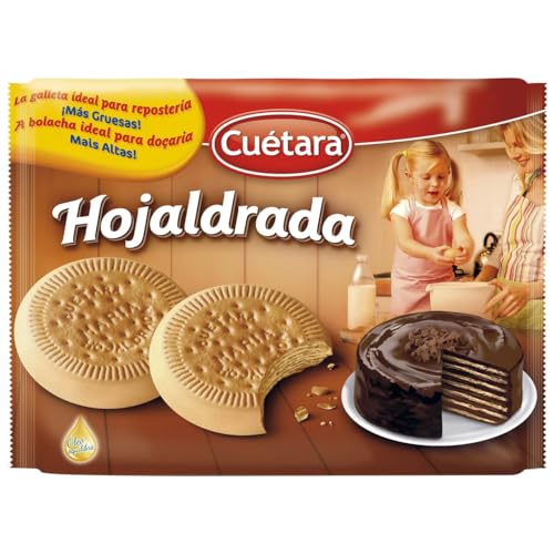 CUÉTARA Galletas María Blätterteig 600 g 2er-Pack von Generisch