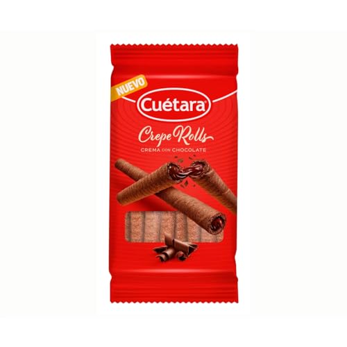 CUETARA Schoko-Röllchen Kekse 144 g. 4er-Pack von Generisch