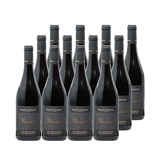 Cévennes Marselan Rotwein - Maison Gervasoni - g.g.A. - Rhonetal Frankreich - Rebsorte Marselan - 12x75cl von Generisch