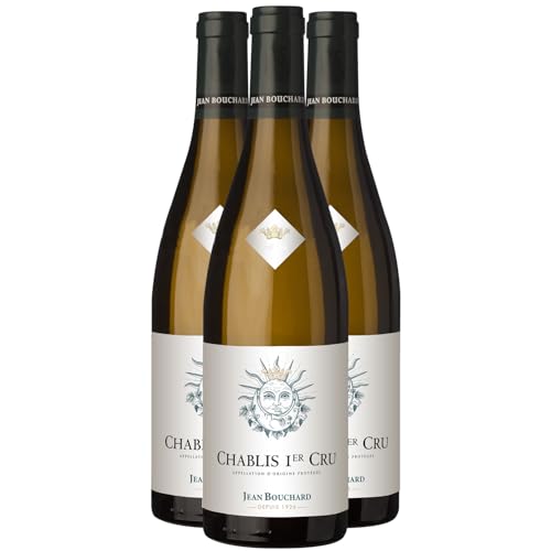 Chablis 1er Cru Weißwein 2021 - Jean Bouchard - g.U. - Burgund Frankreich - Rebsorte Chardonnay - 3x75cl Chablis 1er Cru Weißwein 2021 - Jean Bouchard - g.U. - Burgund Frankreich - Rebsorte Chardonnay - 3x75cl von Generisch