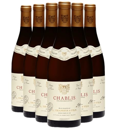 Chablis Weißwein 2022 - Maison Tramier - g.U. - Burgund Frankreich - Rebsorte Chardonnay - 6x75cl von Generisch
