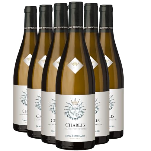 Chablis Weißwein 2023 - Jean Bouchard - g.U. - Burgund Frankreich - Rebsorte Chardonnay - 6x75cl Chablis Weißwein 2023 - Jean Bouchard - g.U. - Burgund Frankreich - Rebsorte Chardonnay - 6x75cl von Generisch