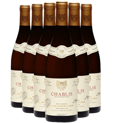 Chablis Weißwein 2023 - Maison Tramier - g.U. - Burgund Frankreich - Rebsorte Chardonnay - 6x75cl Chablis Weißwein 2023 - Maison Tramier - g.U. - Burgund Frankreich - Rebsorte Chardonnay - 6x75cl von Generisch