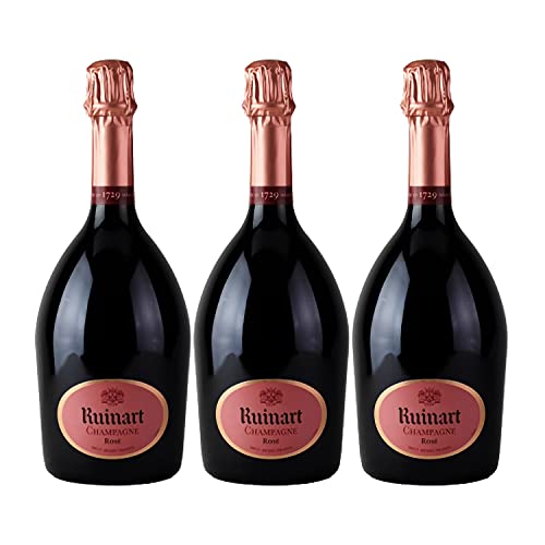 Champagne Brut Rosé - Champagne Ruinart - Rebsorte Pinot Noir, Chardonnay - 3x75cl von Generisch
