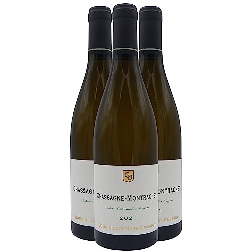 Chassagne-Montrachet Weißwein 2021 - Domaine Coffinet-Duvernay - g.U. - Burgund Frankreich - Rebsorte Chardonnay - 3x75cl von Generisch