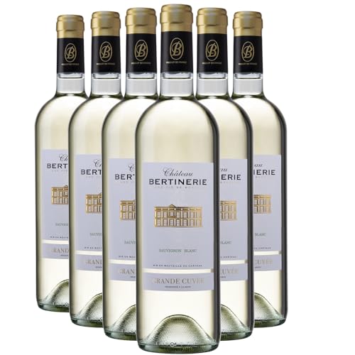 Château Bertinerie Grande Cuvée Weißwein 2023 - g.U. Côtes de Bordeaux Blaye - Bordeaux Frankreich - Rebsorte Sauvignon Blanc - 6x75cl von Generisch