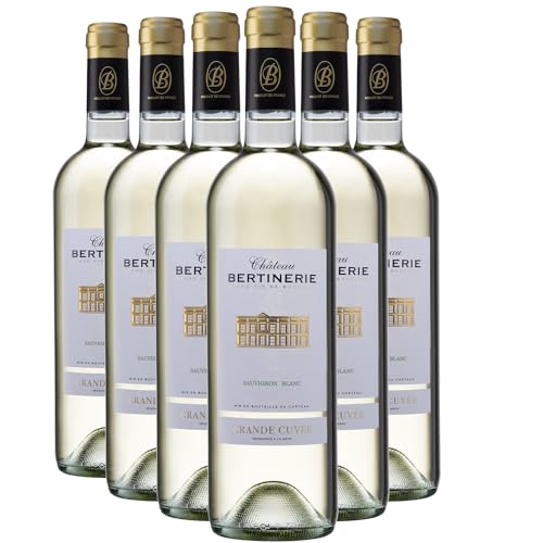 Château Bertinerie Grande Cuvée Weißwein 2023 - g.U. Côtes de Bordeaux Blaye - Bordeaux Frankreich - Rebsorte Sauvignon Blanc - 6x75cl Château Bertinerie Grande Cuvée Weißwein 2023 - g.U. Côtes de Bordeaux Blaye - Bordeaux Frankreich - Rebsorte Sauvignon Blanc - 6x75cl von Generisch